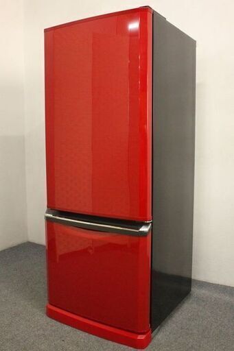 三菱　2ドア冷凍冷蔵庫 298L MR-D30X-R イタリアンレッド 2014年製 MITSUBISHI  中古家電 店頭引取歓迎 R4921)