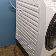 使用数回】2021年製 Panasonic NA-VX800BL ドラム式洗濯機 ななめドラム
