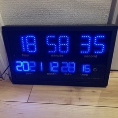 1年使用　ブルーライトデジタル時計　通電コンセントタイプ