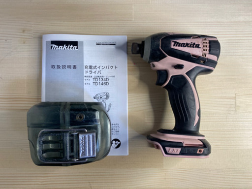 中古 マキタ　TD134D 14V  充電式インパクトドライバー