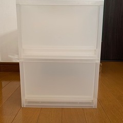 収納ボックス　レターケースA4サイズ×2個