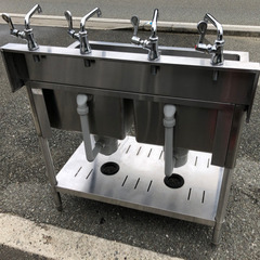 ⭐︎中古品　タニコー　2槽シンク　900x600x800mm   厨房機器⭐︎