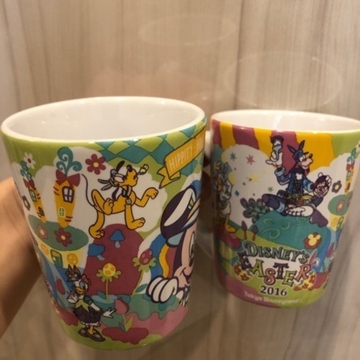ディズニーマグカップ2個セット 16年イースター Ebara 天神橋筋六丁目の家具の中古あげます 譲ります ジモティーで不用品の処分