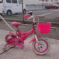 【ネット決済】女児用自転車12インチ