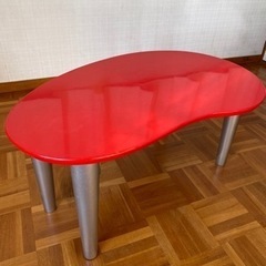 【ネット決済】赤のローテーブル