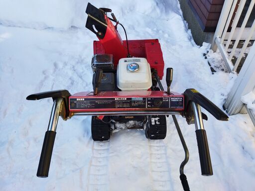 富山発 ホンダ HS55 除雪機 実働 富山発 実働 HONDA スノーラ HS55