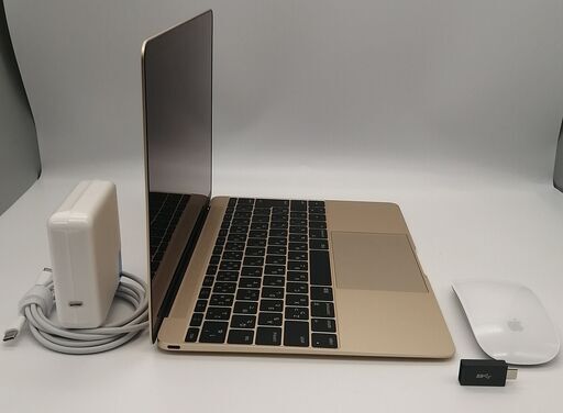 美品アップルノートパソコン CoreM（中古）2016年式、8GBのメモリ