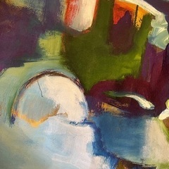 スリランカ  油絵　ギャラリー　キャンパス