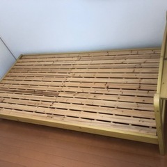 木製　ベッド　シングル　0円