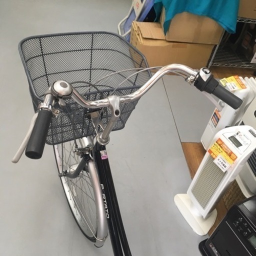 S077　普通自転車　PORTATO　内装3段　27インチ　オートLED　黒 S077 普通自転車 PORTATO 内装3段 27インチ オートLED 黒