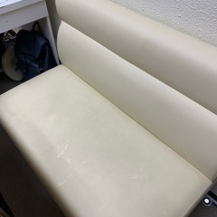 定価33,052円　Rusera 2シーターソファー ×2セット　アイボリー