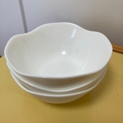 白いサラダ皿3枚セット