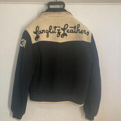 ラングリッツレザー　ウールジャケット
