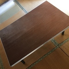 ○●アンティークな足折れ座卓/ちゃぶ台●○90cm×59cm高さ...