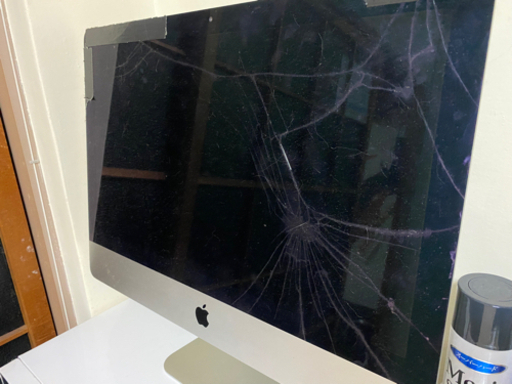 iMac 21インチ　液晶割れ　2015年式(4k)