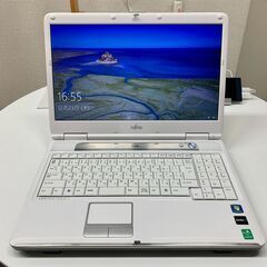 富士通 AH520/1B Windows10 Office付ノー...