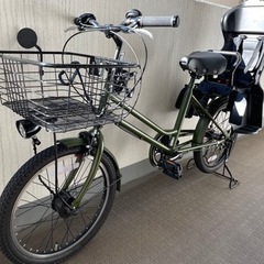 【お取引き完了】チャイルドシート付き自転車　Nois