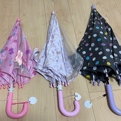 女の子　傘　３本セット