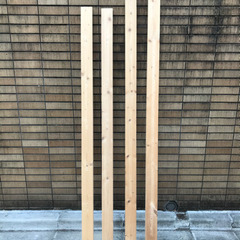 木材　ツーバイフォー　2×4材　4本(1,950〜2,200)