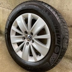 VW（フォルクスワーゲン）シャラン純正アルミホイール、スタッドレス付