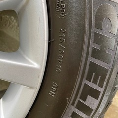 VW（フォルクスワーゲン）シャラン純正アルミホイール、スタッドレス付