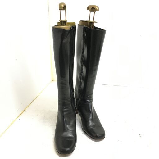 ✨期間限定・特別価格✨良品！ Cole Haan コールハーン ロングブーツ レディース ブラック 7 1/2 B