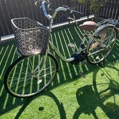 要整備　パナソニック　電動アシスト自転車　サドル、前ブレーキ、グリップ新品交換済み
