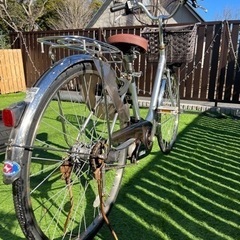 要整備　パナソニック　電動アシスト自転車　サドル、前ブレーキ、グリップ新品交換済み