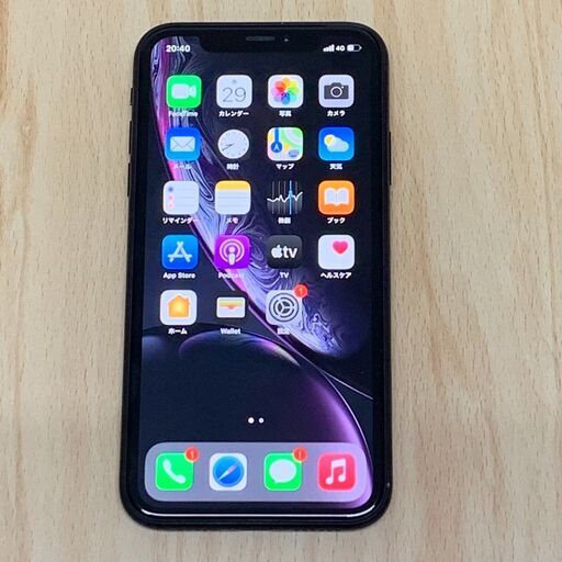 美品 Apple iPhoneXR 64GB SIMフリー(SIMロック解除済) ブラック 06 