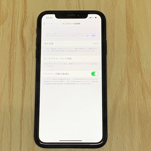 美品 Apple iPhoneXR 64GB SIMフリー(SIMロック解除済) ブラック 06 