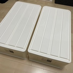 【SOLD★】ニトリ 押入れケース×2点セット 奥行74cm