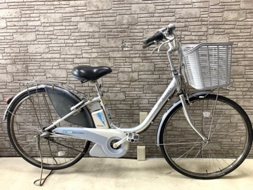 新春SALE 東京23区配達無料　ブリヂストン　アシスタ　7.5Ah リチウム 電動自転車 中古自転車26