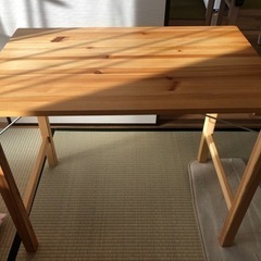 【ネット決済】木製折りたたみテーブル