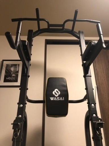 WASAI ぶら下がり健康器 バーベルトレーニング 耐荷重150KG
