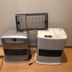 ※交渉中【訳あり】ファンヒーター2つ＆カバー