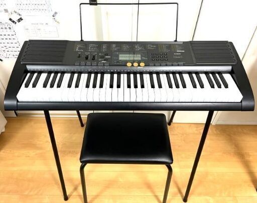 手渡しのみ CASIO 61鍵盤 キーボード 光ナビゲーション LK-113 カシオ