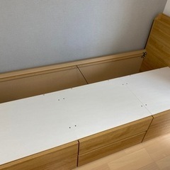 【値下げ】ニトリ　シングルベッドフレーム・マットレス