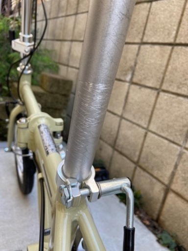 値下げ中！CAPTAINSTAG折りたたみ自転車 カバー・チェーン・ライト付き 