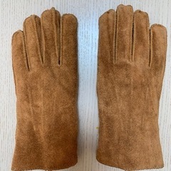 【ネット決済】[新品]スエードの暖かい手袋　レディースM