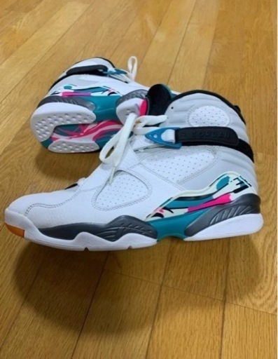NIKE エアジョーダン8 WHITE/TURBO GREEN 28.5cm