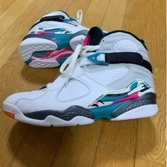 NIKE エアジョーダン8 WHITE/TURBO GREEN ...