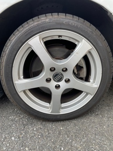 ボルボV60V50用ホイール、スタッドレスタイヤ４本