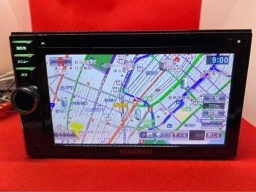KENWOOD 最新地図 MDV-434DT フルセグTV 新品バックカメラ付き