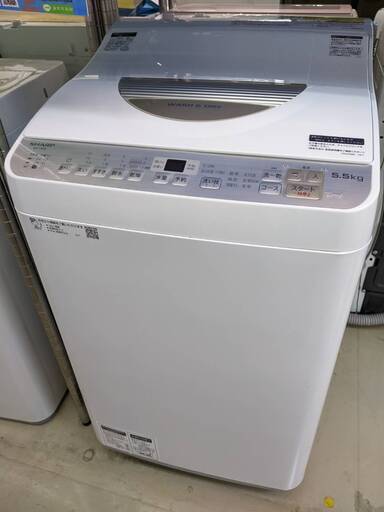 ⭐️温風乾燥⭐️2018年製 SHARP 5.5/3.5Kg 洗濯乾燥機 ES-TX5B 1230-01
