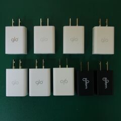 充電用USBアダプタ９個（glo ploom）