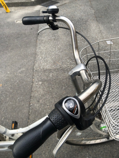 アルミフレーム自転車  ホワイト