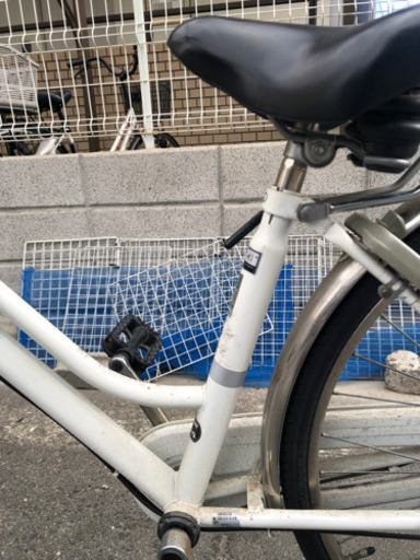 アルミフレーム自転車  ホワイト