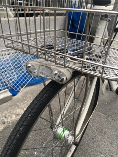 アルミフレーム自転車  ホワイト