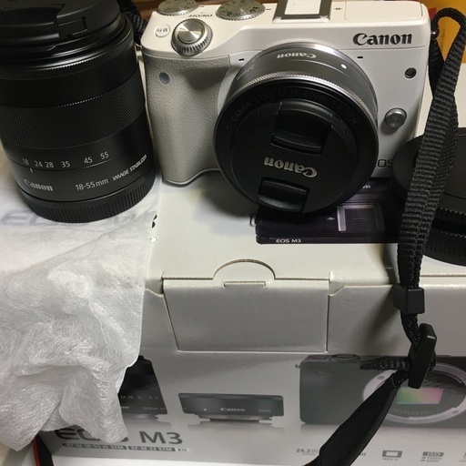 EOS M3 ダブルレンズキット　美品です