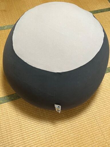 Yogibo Bubble (ヨギボー　バブル）ダークグレー/ライトグレー　補充ビーズ付き